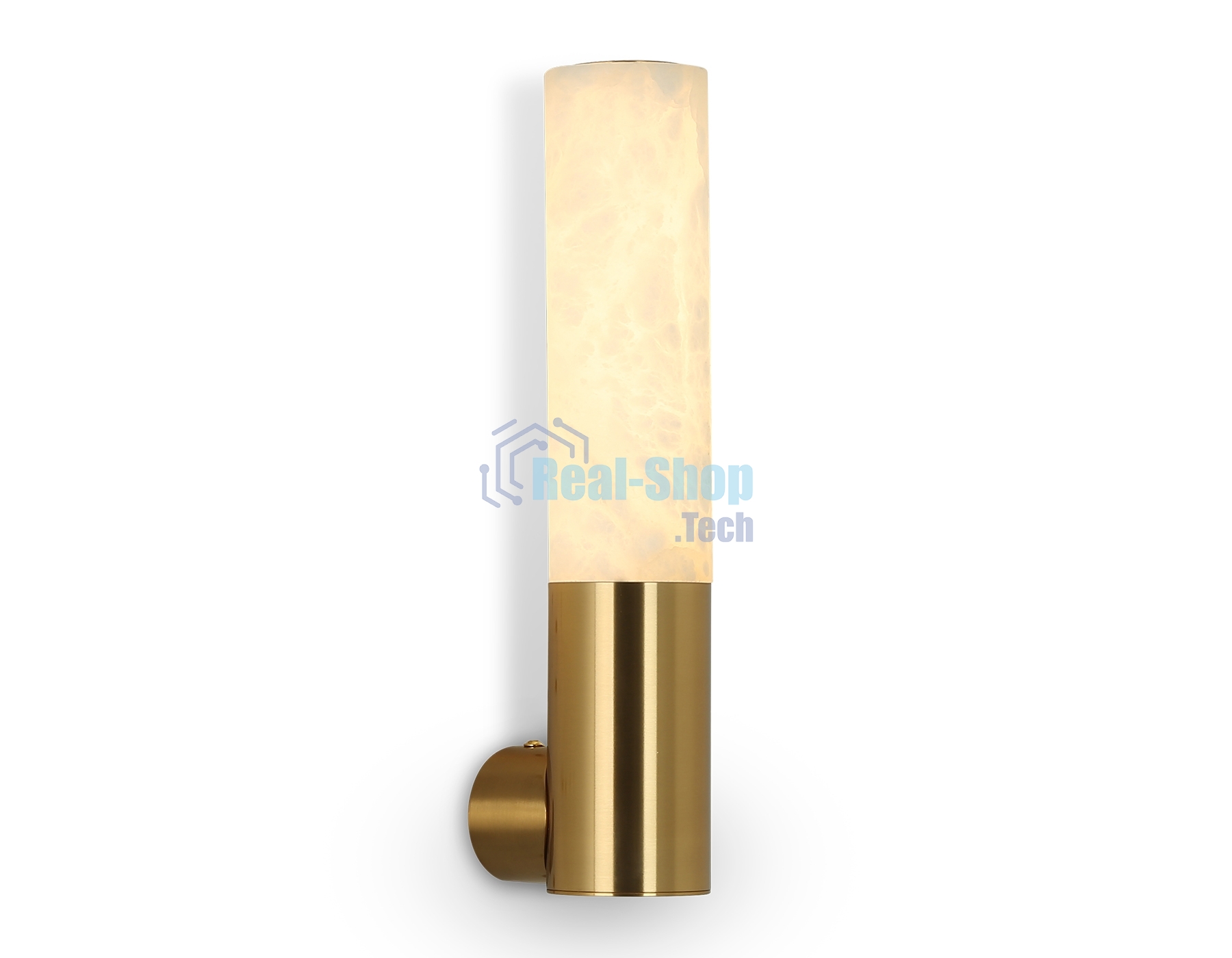 Настенный светильник Ambrella light LH53688 BS/WH латунь/белый 6W 3000K 85*60*300