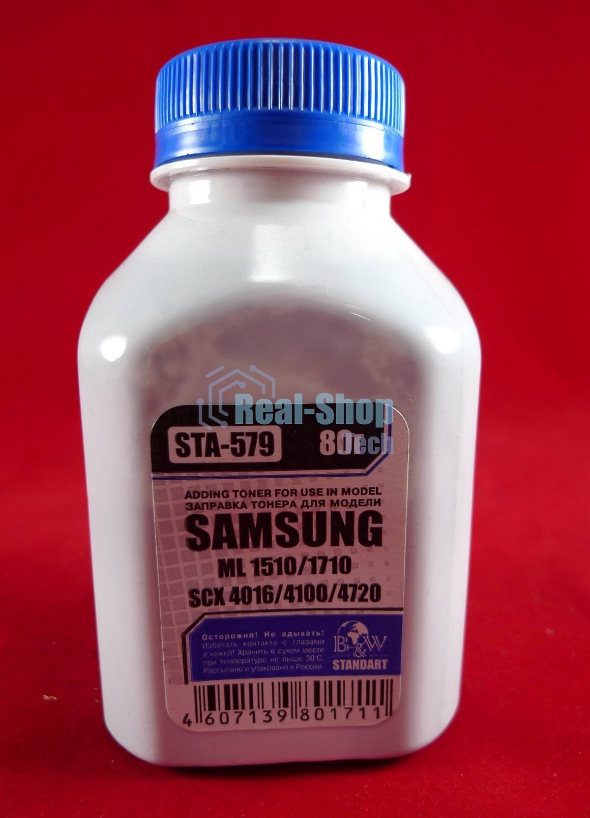 Тонер Samsung ML-1520/1710/1610/2010/SCX 4016/5112/4x20/4100 (фл, 80г) B&W Standart фас Рос.