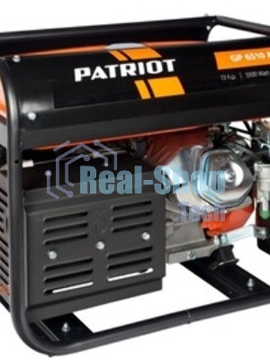Электрогенератор бензиновый Patriot GP 6510AE, 5.5 кВт, 78 дБ, 80 кг