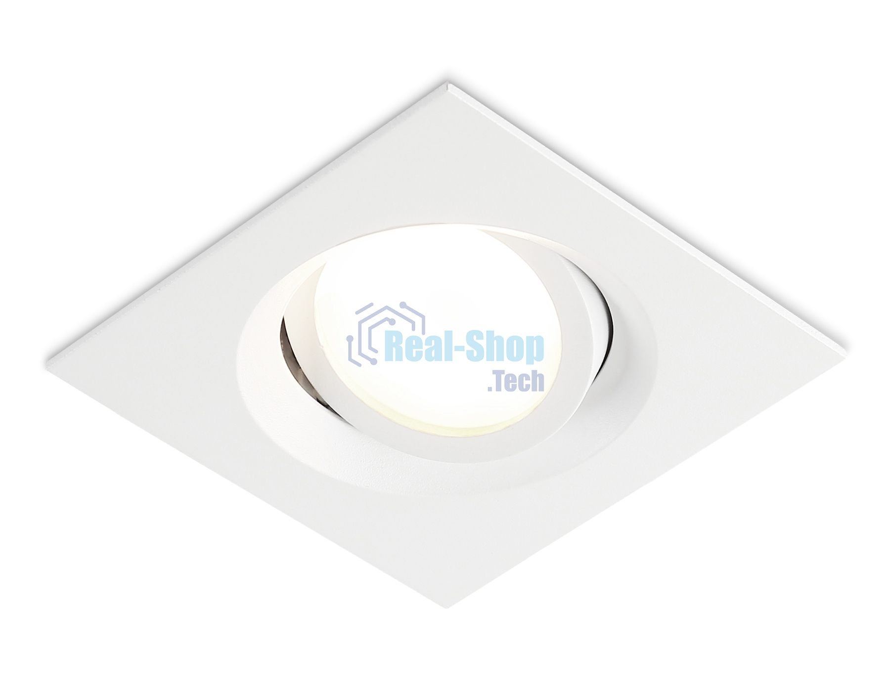 Встраиваемый поворотный точечный светильник Ambrella light TN102743 WH белый IP20 GU5.3 95*95*25