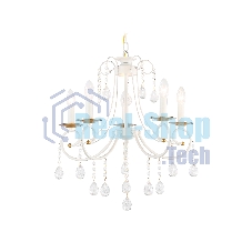 Светильник Ambrella light TR4916/5 WH/GD белый/золото E14/5 max 40W D550*860