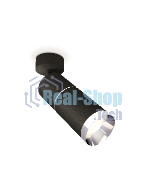 Светильник Ambrella Light XM6313010 SBK/PSL черный песок/серебро полированное MR16 GU5.3 (A2210, C6302, A2060, C6313, N6132)