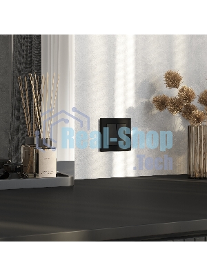 Рамка на 1 пост Senso (черный, стекло soft-touch) W0013108