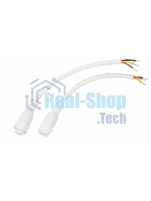 Соединительный кабель Rexant (3pin) герметичный (IP67) 3х0.5мм² белый