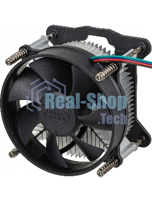 Кулер для процессора DEEPCOOL CK-11508 PWM черный, 92 мм, алюминий, 2200 об/мин, 30.1 дБ, 4 pin, 65 Вт, 70 мм