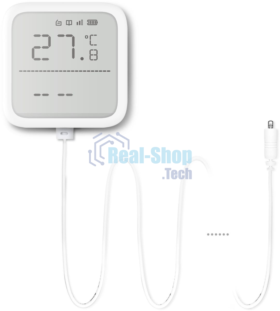 Датчик темпер./влажн. Hikvision DS-PDTPH-E-WE