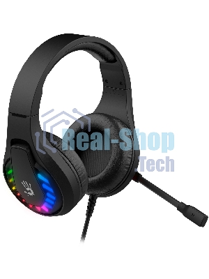 Гарнитура проводная с микрофоном A4Tech Bloody G230p черный 2м накладные оголовье (G230P)