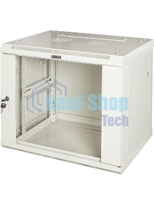 Шкаф настенный серии Pro, 15U 600x600, стеклянная дверь