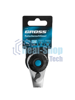 Ключ трещоточный Gross 120 зубьев 3/8
