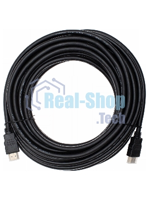 Кабель аудио-видео Cactus CS-HDMI.1.4-10 HDMI (m)/HDMI (m) 10м. позолоченные контакты черный