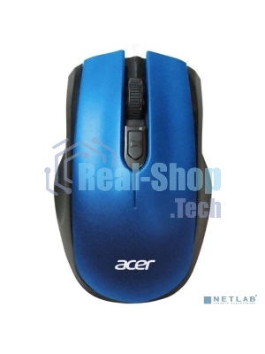 Мышь беспроводная Acer OMR031 черный/синий, 1600 dpi, радиоканал, USB, кнопки - 4