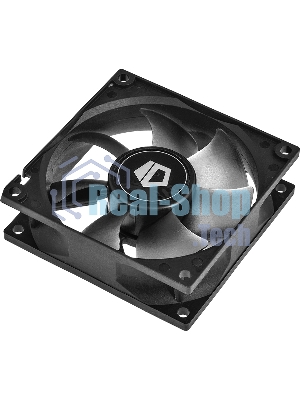 Вентилятор для корпуса ID-Cooling NO-8025-SD черный, 80 мм, 2000 об/мин, 21 дБ, 3 pin