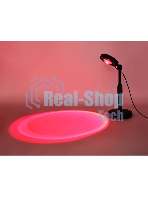 Атмосферная светодиодная настольная лампа Ambrella light DE8385 BK черный LED RGB 3W (ПДУ RGB)