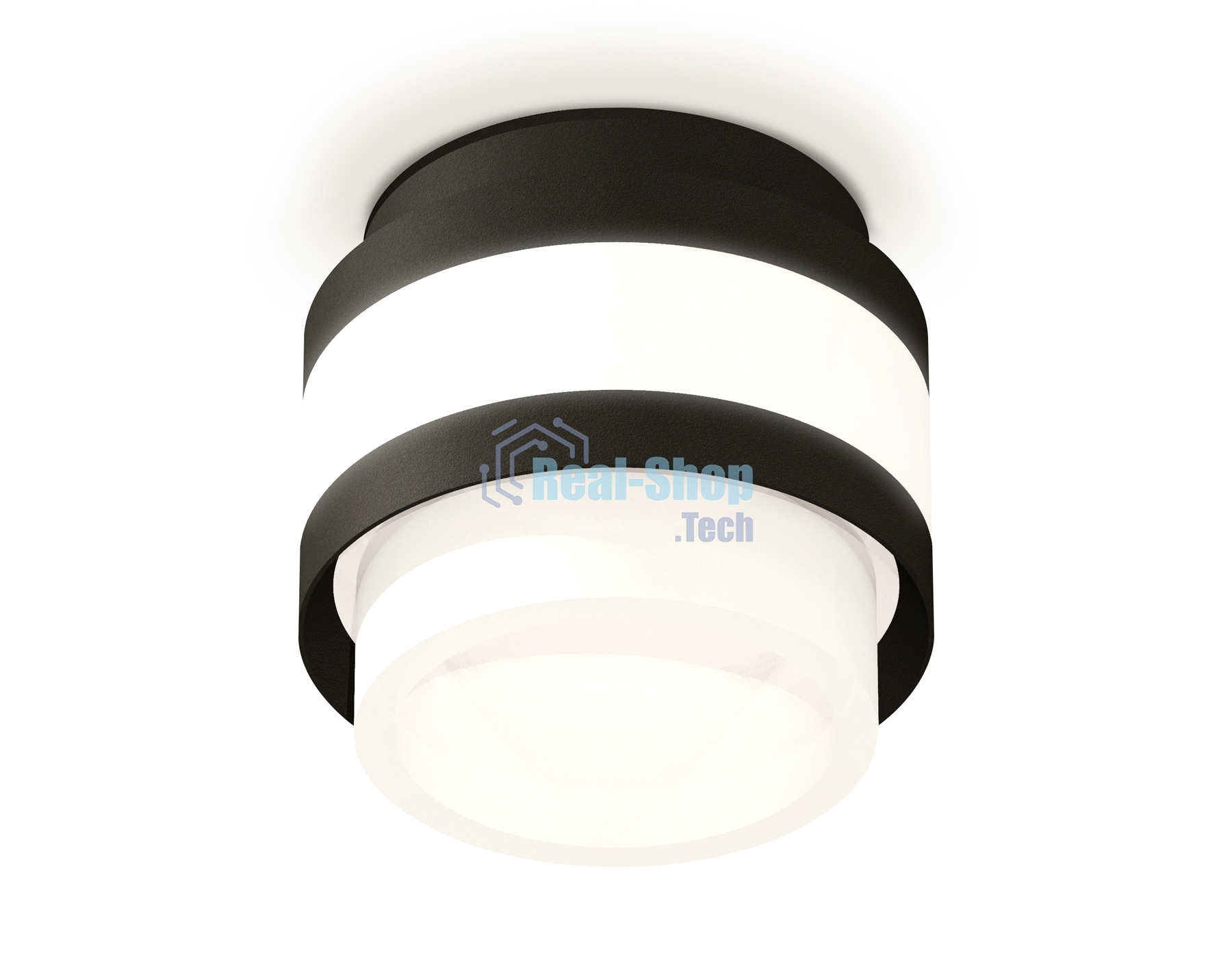 Светильник Ambrella Light XS8420001 SBK/FR черный песок/белый матовый GX53 (C8420, N8401)
