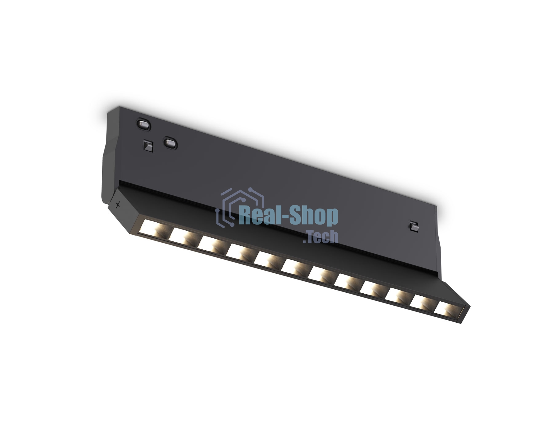 Трековый светильник GL2360 BK черный IP20 10W 3CCT 3000-6400K 48V 200*10*73
