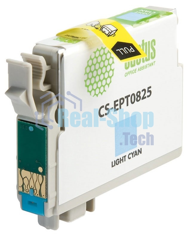 Картридж струйный Cactus CS-EPT0825 (T0825) светло-голубой (13,8 мл) для Epson Stylus Photo R270/290/RX590