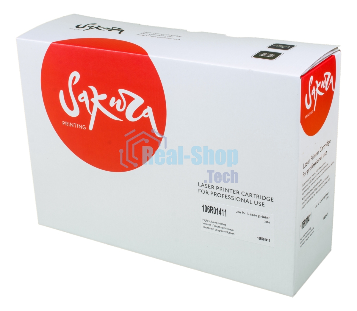 Картридж лазерный Sakura 106R01411 для Xerox P3300, черный, 4000 к.