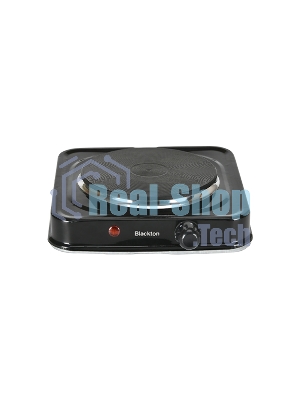 Плита настольная электрическая Blackton Bt HP114B черный, 1 кВт, ТЭН, конфорки - 1, эмаль, поворотные переключатели