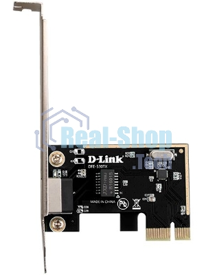 Сетевой адаптер D-Link DFE-530TX/E1A Сетевой PCI Express адаптер с 1 портом 10/100Base-TX (OEM)