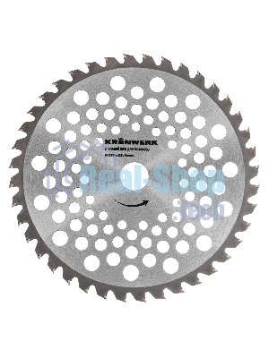 Нож для триммера 230х25,4, 40 зубьев Kronwerk
