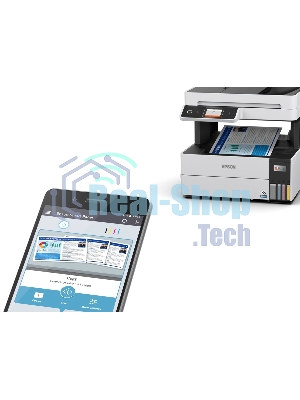 МФУ струйное Epson L6490 (C11CJ88405), A4, цветной, печ. до 17 стр/мин. (ч/б) до 9.5 стр/мин. (цвет), 1200 x 4800 dpi (печать) 1200x2400dpi (скан.), USB, RJ-45, Wi-Fi