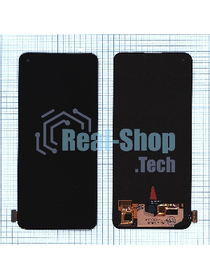 Дисплей (модуль) для Realme 8 Pro в сборе с тачскрином (OLED) черный
