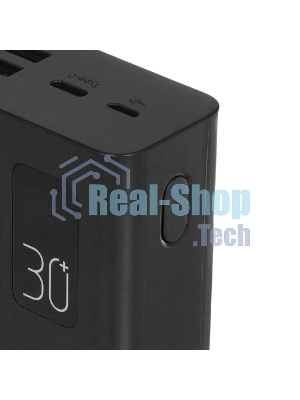 Портативный аккумулятор Perfeo Powerbank MOUNTAINS 30000 mAh/LED дисплей/PD + QC 3.0/Type-C/4 USB/Выход: 3A, max 22.5W White (PF_D0162)