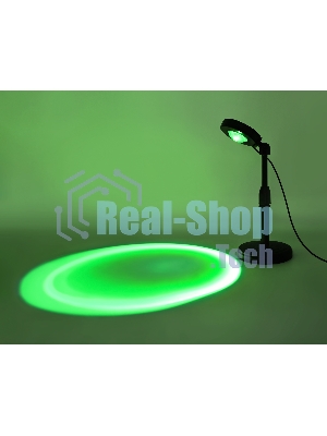 Атмосферная светодиодная настольная лампа Ambrella light DE8385 BK черный LED RGB 3W (ПДУ RGB)