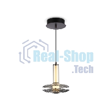 Подвесной светодиодный светильник Ambrella light LH31003 GR/SM серый/дымчатый 10W 3000K 150*150*240