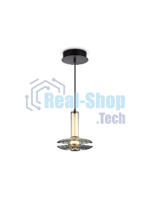 Подвесной светодиодный светильник Ambrella light LH31003 GR/SM серый/дымчатый 10W 3000K 150*150*240