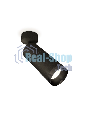 Светильник Ambrella Light XM6313011 SBK/PBK черный песок/черный полированный MR16 GU5.3 (A2210, C6302, A2061, C6313, N6131)