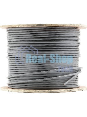 Кабель сетевой Buro BU-COP-055-FTP FTP 4 пары cat6 solid 0.55мм Cu 305м серый