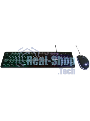 Комплект клавиатура+мышь Dialog KMGK-1707U проводной, USB, 1600 DPI, белый