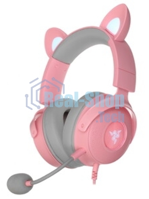Гарнитура Razer Kraken Kitty V2 Pro розовый, проводная, USB, подсветка