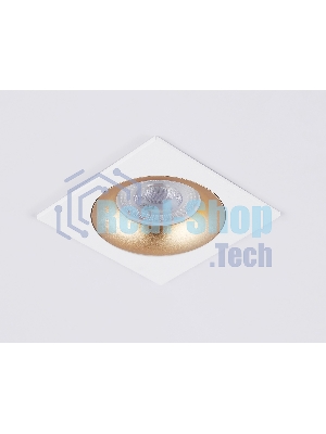 Светильник встраиваемый Ambrella light TN102728 WH/GD белый/золото GU5.3 92*92*23
