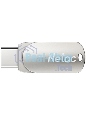 Флешка USB Netac U785C (NT03U785C-064G-32PN), 64Gb, USB 3.0/TypeC, R/W 110/45, серебристый