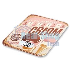 Весы кухонные Beurer KS19 Ice Cream макс. вес: 5 кг, рисунок