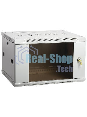 Шкаф ITK LINEA W 12U 600x600 мм дверь стекло, RAL7035