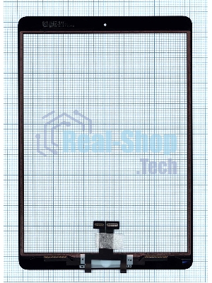Сенсорное стекло (тачскрин) для Apple iPad Air 10.5 2019 (A2153, A2123, A2154, A2152) черное OEM