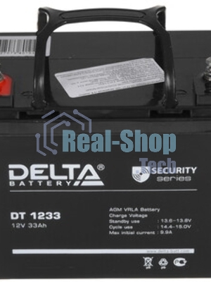 Батарея Delta DT 1233 (33 А\ч, 12В) свинцово- кислотный аккумулятор