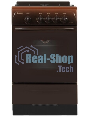 Плита газовая Gefest CG 50М02 К83 коричневый, конфорок 4 шт, духовка 42 л, 50 см x 85 см x 53 см