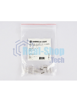 GS6351 Соединитель прямой COB 12/24V для лент 8mm (2 конт.) (10шт)