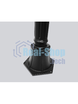 Светильник Ambrella light ST2037 BK/CL черный/прозрачный IP54 E27 max 40W D150*1100