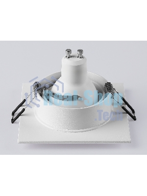 Встраиваемый поворотный точечный светильник Ambrella light TN102743 WH белый IP20 GU5.3 95*95*25
