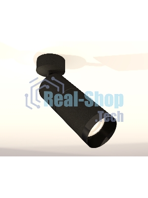 Светильник Ambrella Light XM6313011 SBK/PBK черный песок/черный полированный MR16 GU5.3 (A2210, C6302, A2061, C6313, N6131)