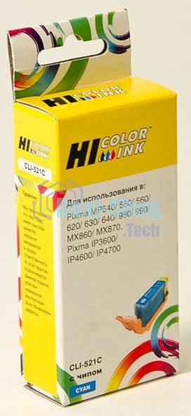 Картридж Canon PIXMA iP3600/iP4600/MP540 (Hi-black) new, CLI-521, C