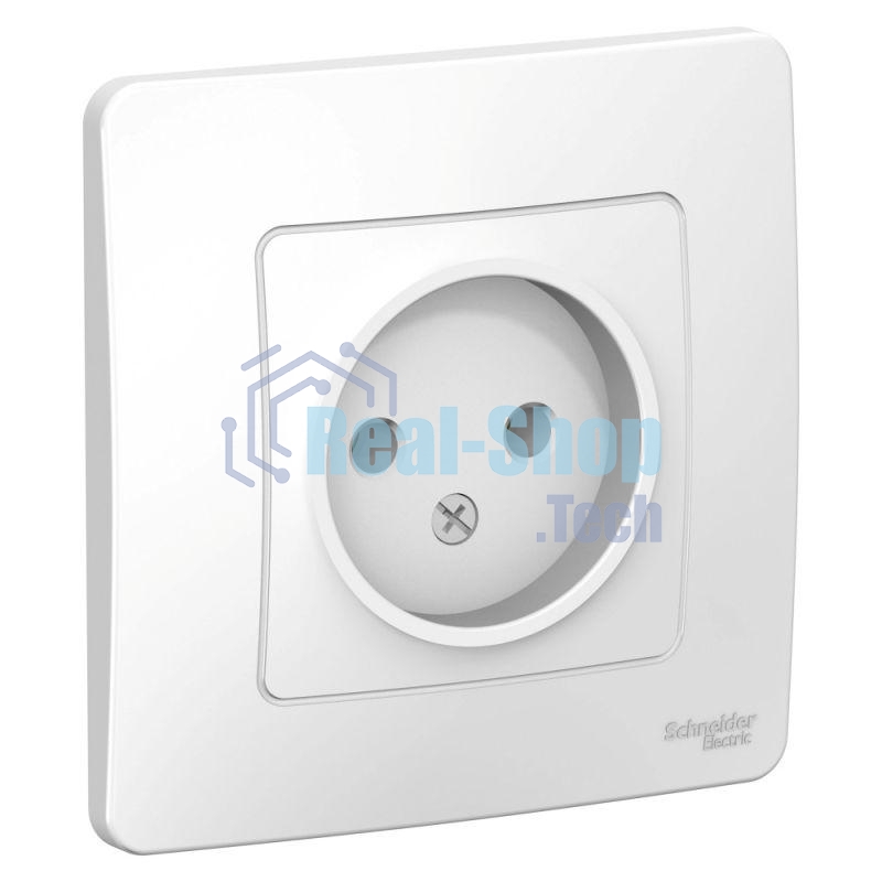 Розетка СП Blanca 16А 250В без шторок без заземл. бел. SchE BLNRS000011