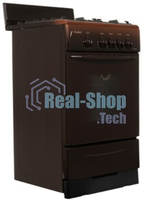 Плита газовая Gefest CG 50М02 К83 коричневый, конфорок 4 шт, духовка 42 л, 50 см x 85 см x 53 см