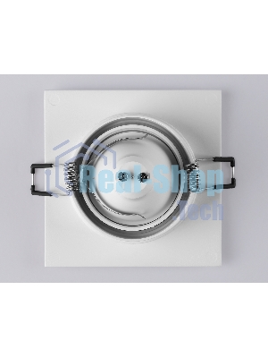 Встраиваемый поворотный точечный светильник Ambrella light TN102743 WH белый IP20 GU5.3 95*95*25