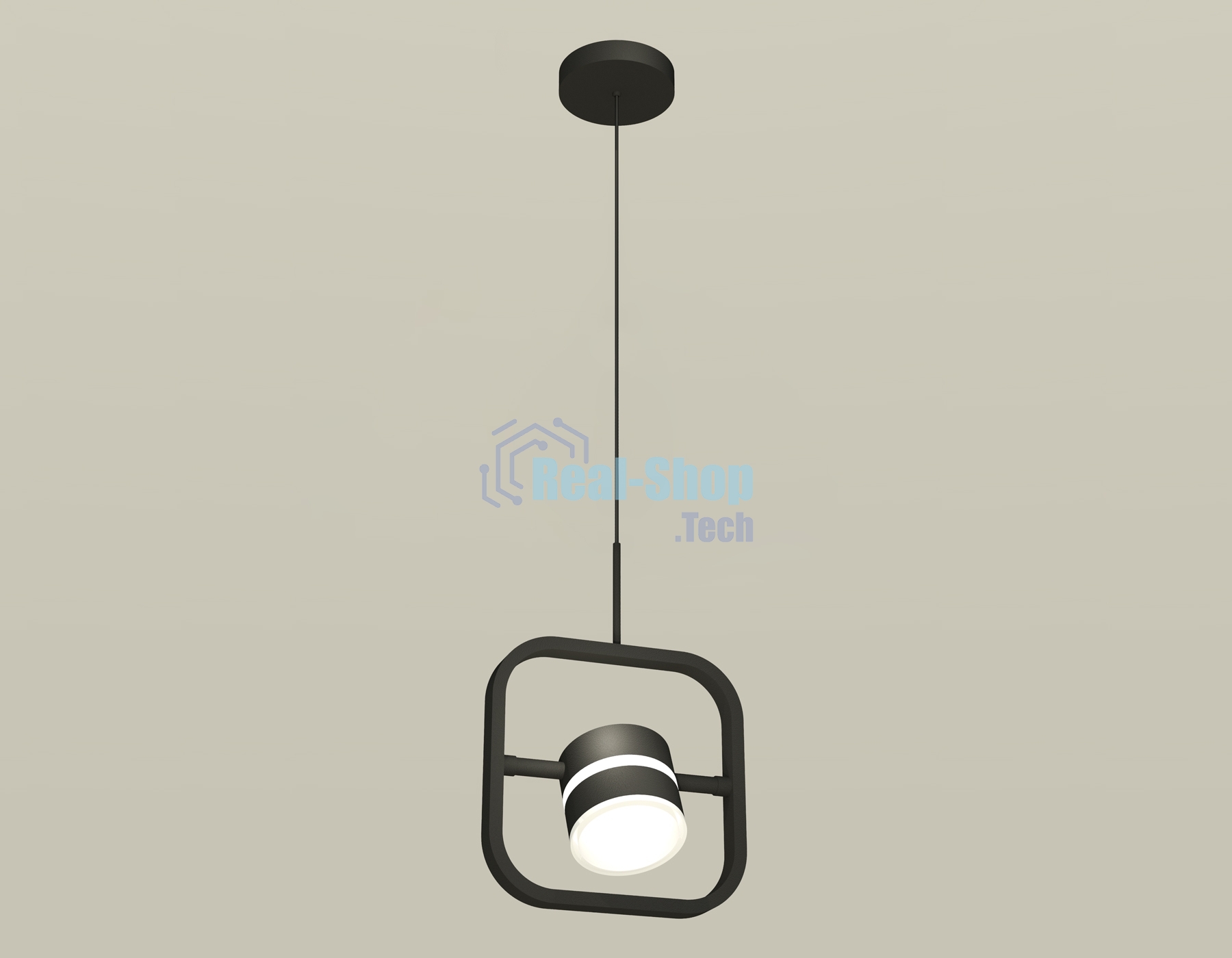 Светильник Ambrella light XB9119153 SBK/FR черный песок/белый матовый GX53 (C9119, N8445)